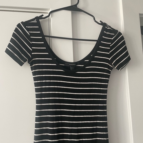 Forever 21 Striped Midi Dress - Picture 3 of 7